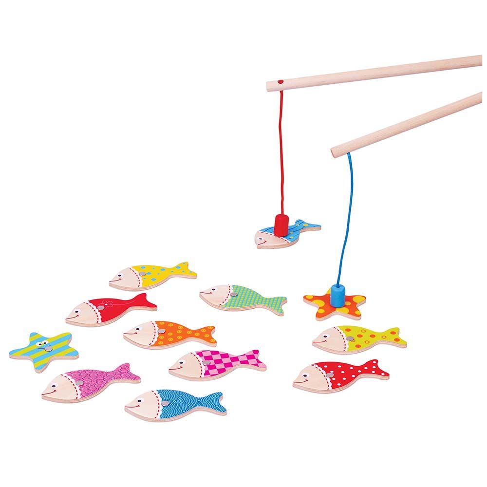 Lelin Toys, Дървен магнитен риболов