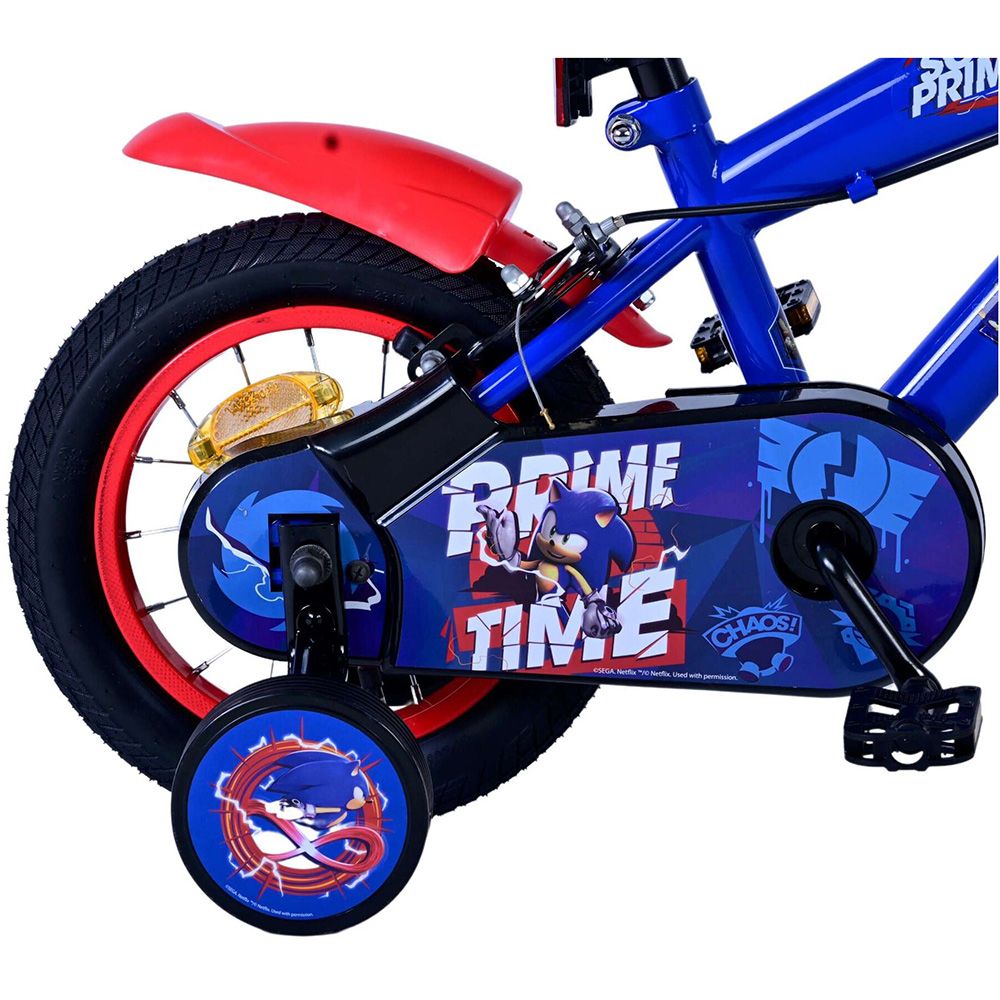 Детски велосипед с помощни колела, Sonic Prime,12 инча