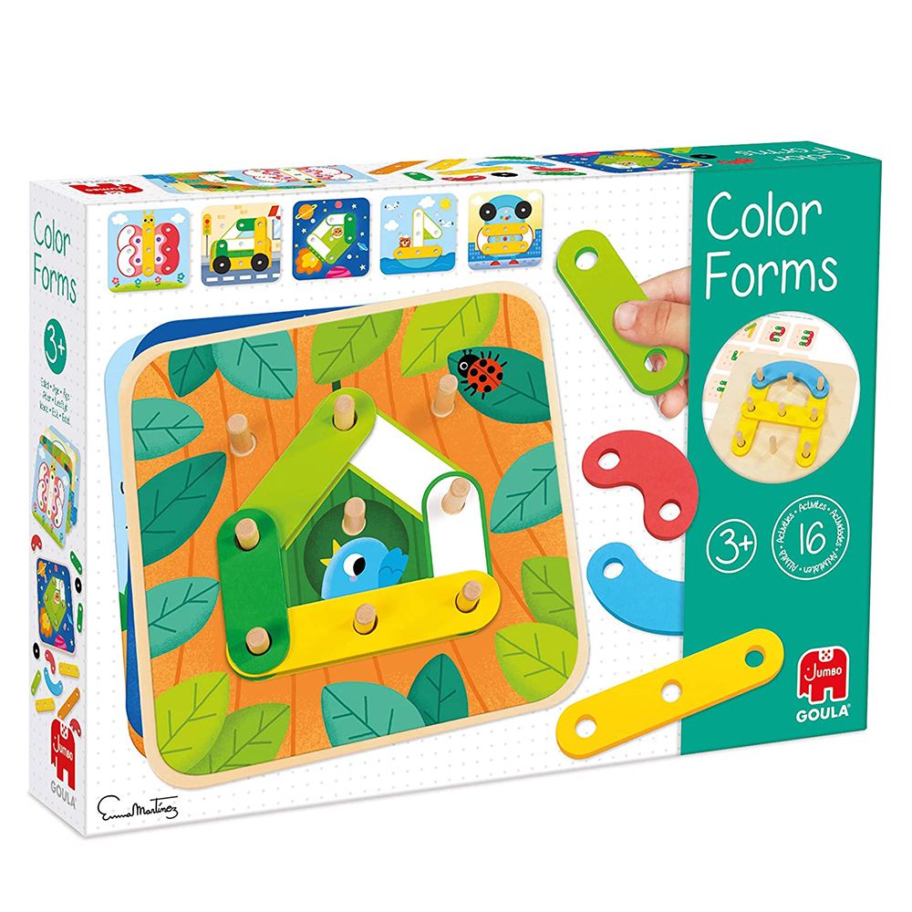 Goula, Образователна игра, Форми, цветове, цифри и букви