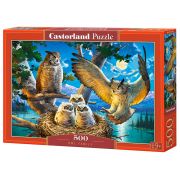 Семейство бухали, пъзел 500 части