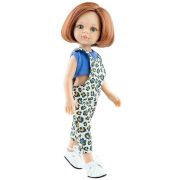 Кукла Кристи, с шарен гащеризон, 32 см