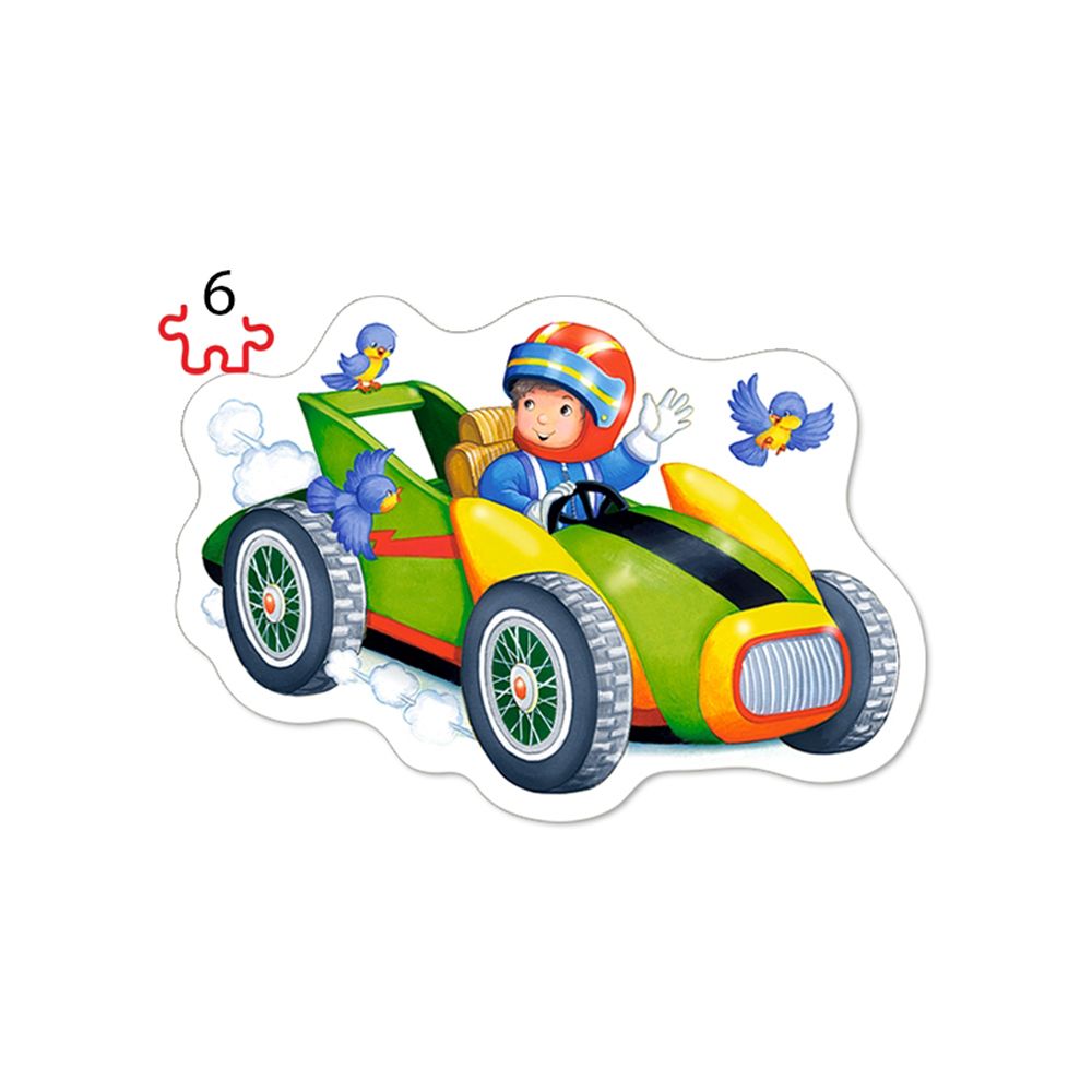 Вълнуващи професии, пъзел с 3, 4, 6 и 9 елемента