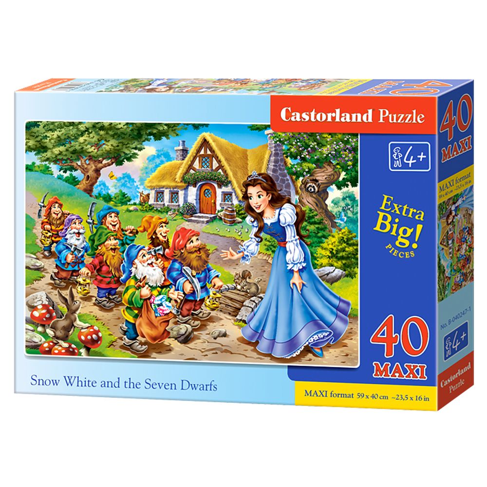 Снежанка и седемте джуджета, пъзел 40 части