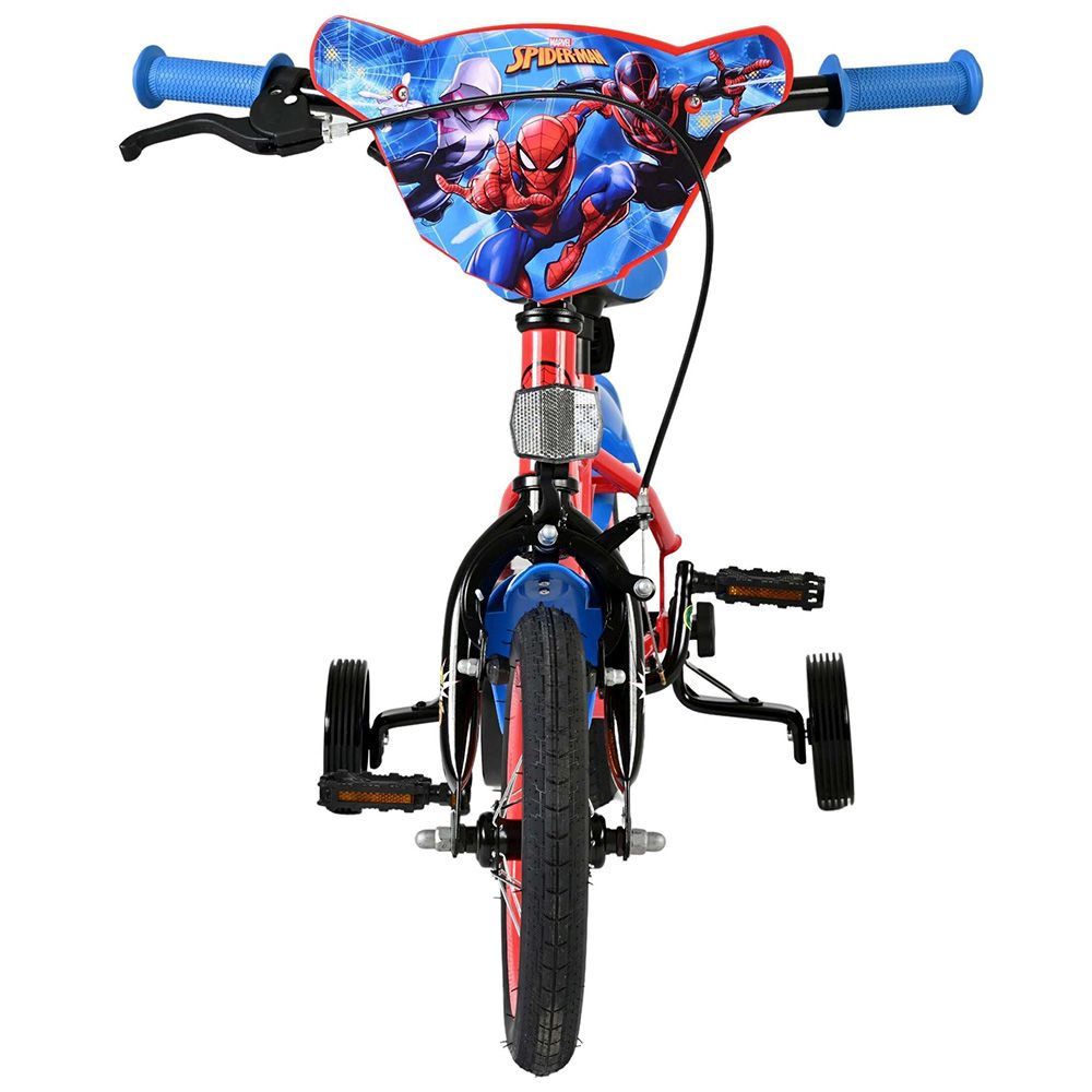 Детски велосипед с помощни колела, Spiderman,12 инча