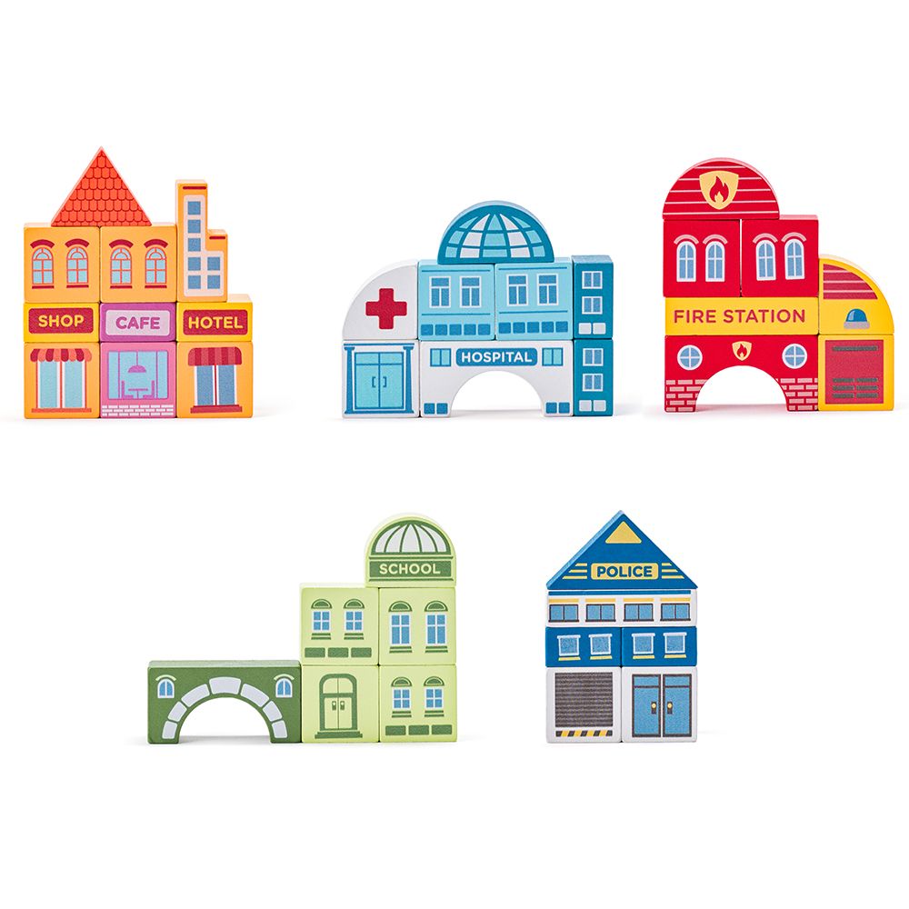 Конструктор, Град с колички, в куфар