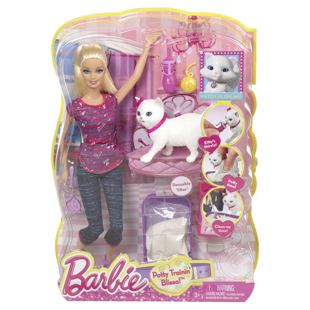 Barbie  Кукла Барби с коте