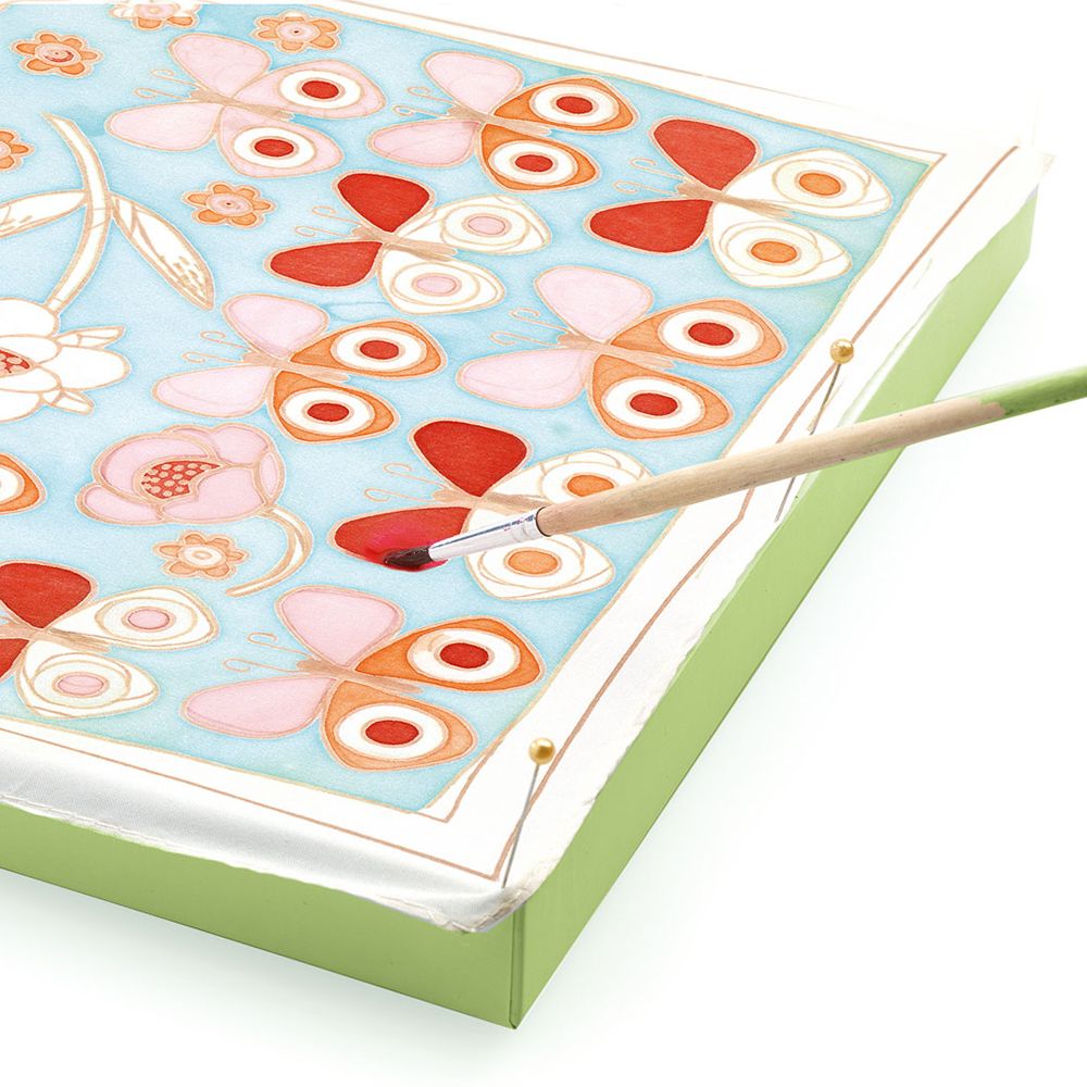 Декорирай сама копринен шал, Пеперуди