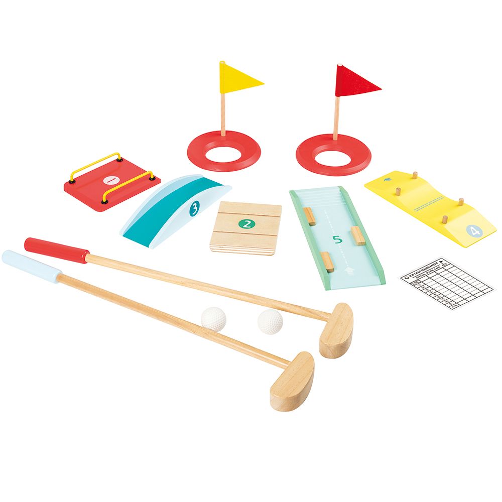 Lelin Toys, Дървена детска игра, Голф