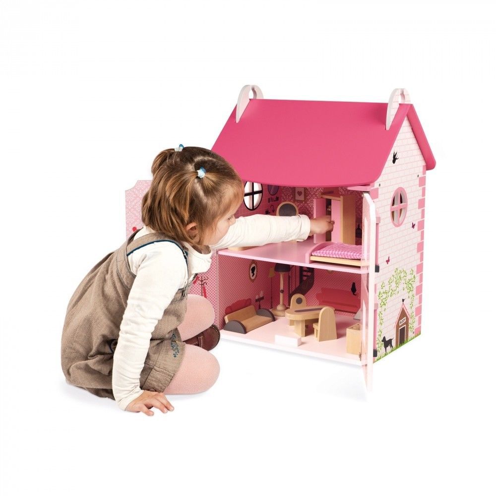 Дървена къща за кукли, Обзаведена