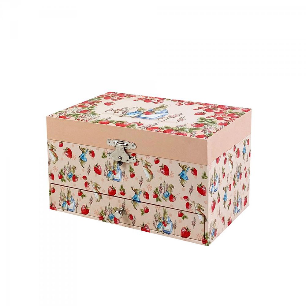 Музикална кутия с чекмедже, Зайчето Питър в ягодова градина