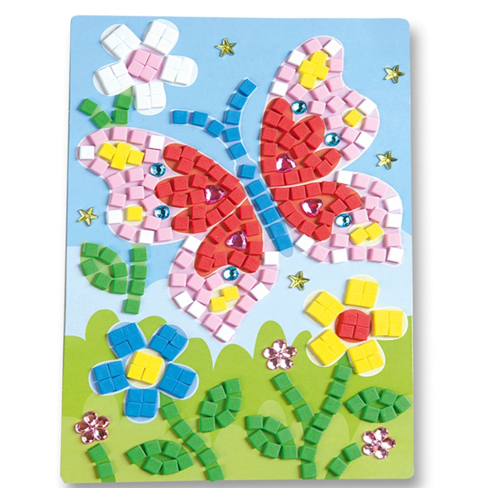 Folia Bringmann, Направи картинки от цветни мозайки, Пеперуда