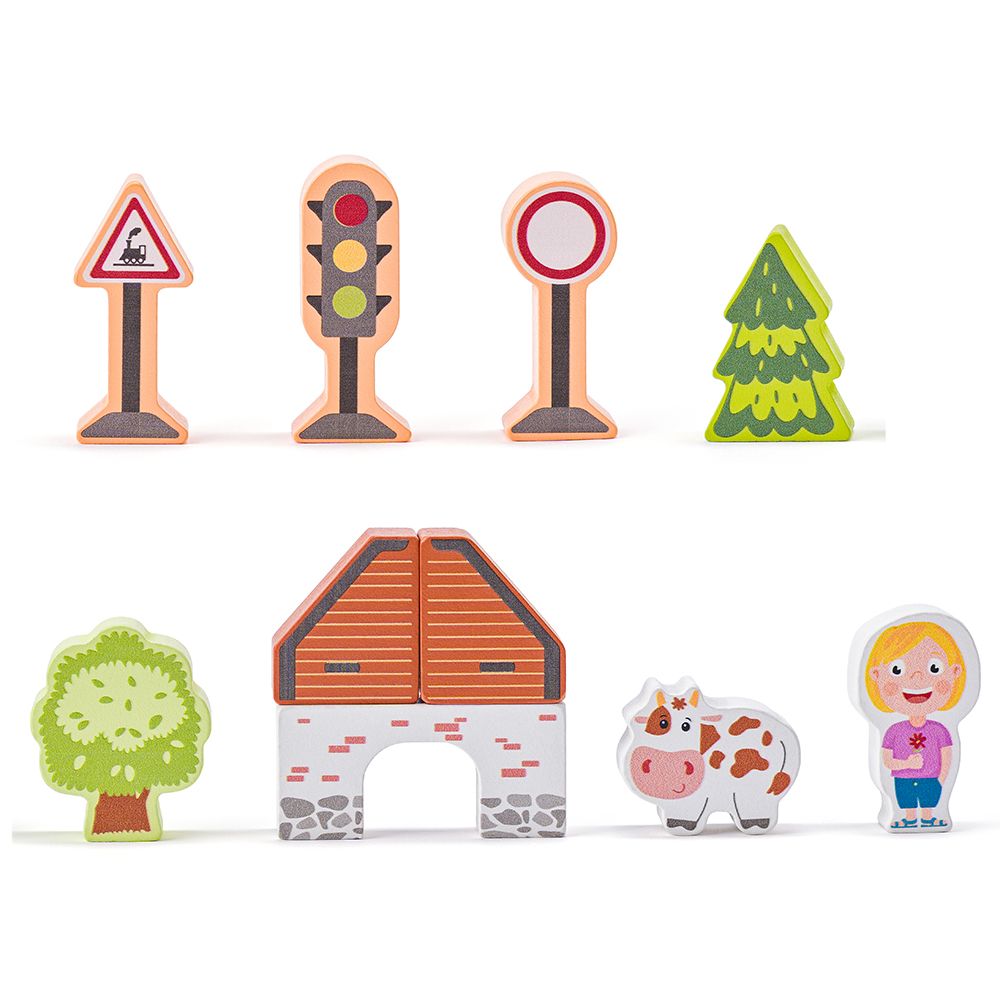 Конструктор, Град с колички, в куфар