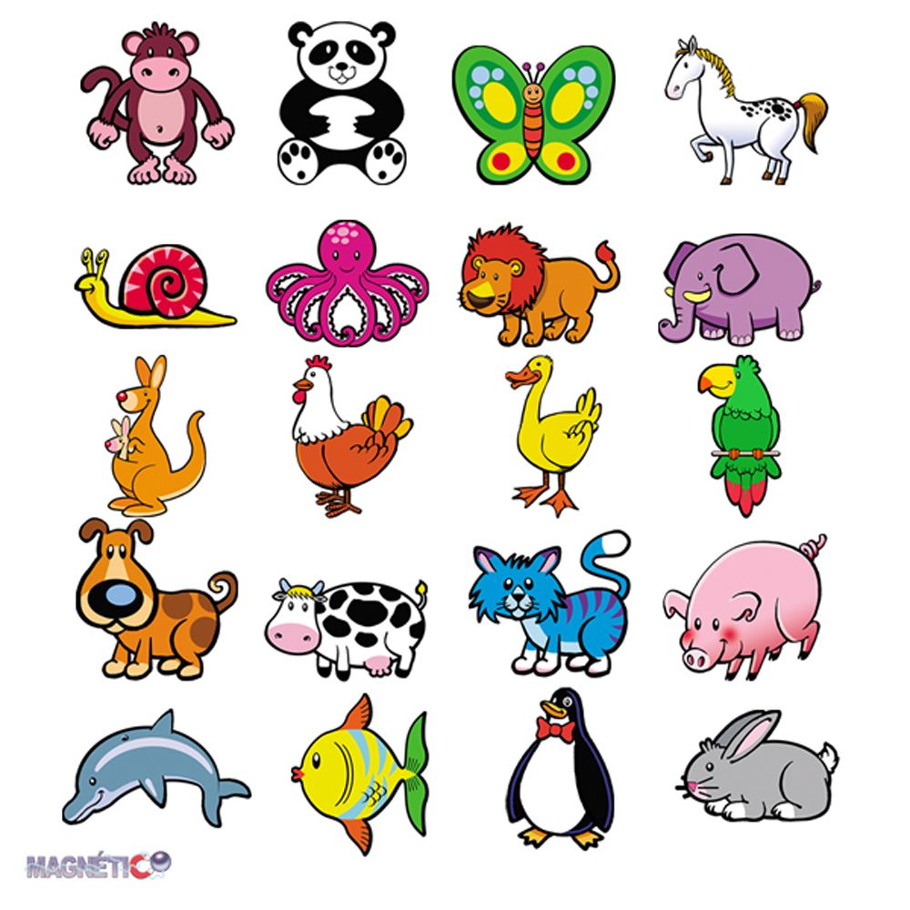 Andreu toys, Магнити Животни