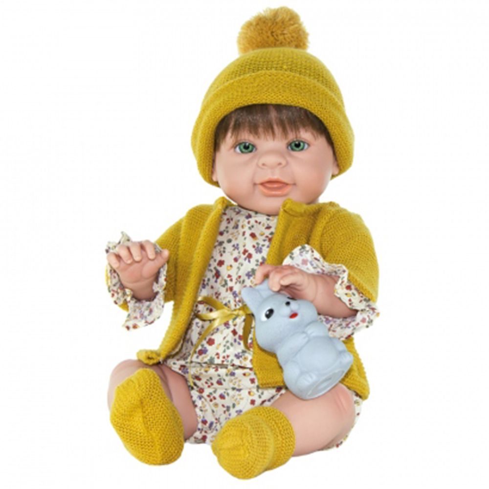 LAMAGIK, Кукла-бебе, Паула в тоалет, цвят горчица