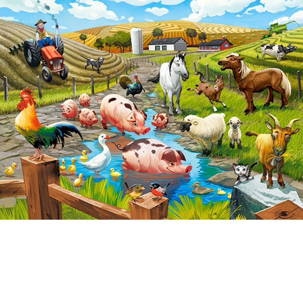 Животът във фермата, пъзел 70 чаcти