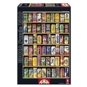 Кутии с безалкохолни напитки, пъзел с 1500 части