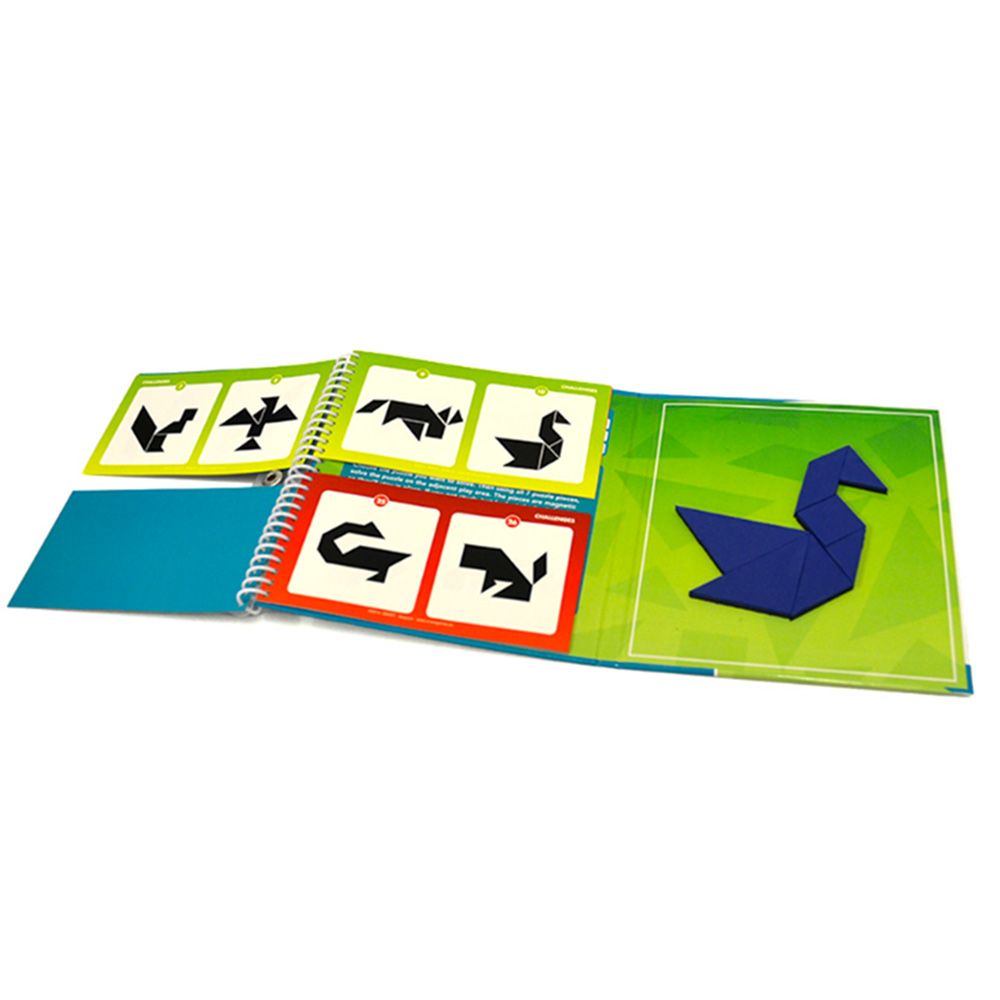 Логическа магнитна книжка-игра, Танграм животни