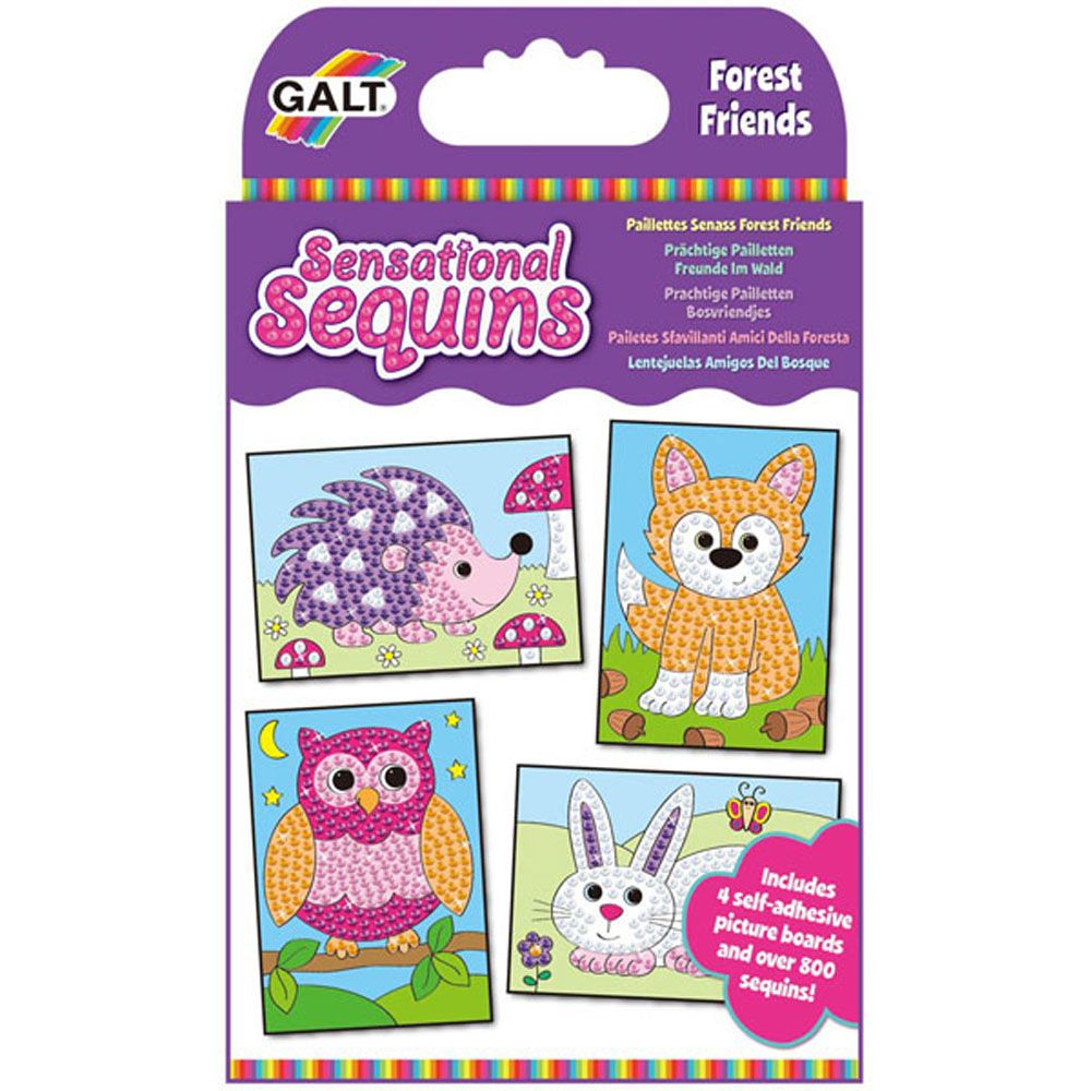 Galt Toys, Изкуство с пайети - Горски животни