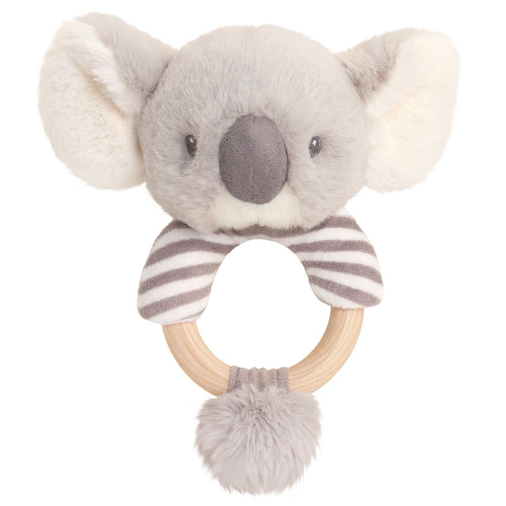 Keel Toys, Коала, Бебешка дрънкалка ринг от серията Keeleco, 14 см.