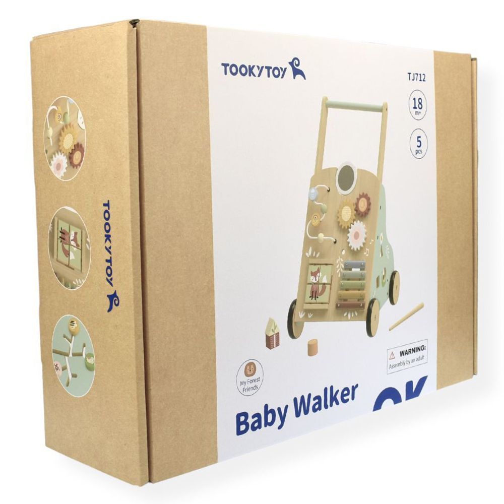 Дървена бебешка проходилка, Веселата лисичка