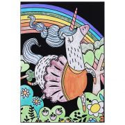 Комплект за оцветяване с кадифе, Еднорог