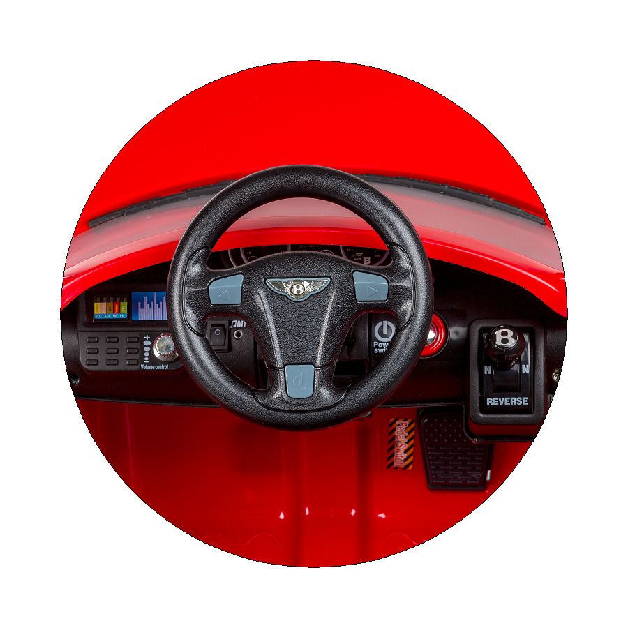 Кола с акумулатор, Bentley Continental GTC, , червена
