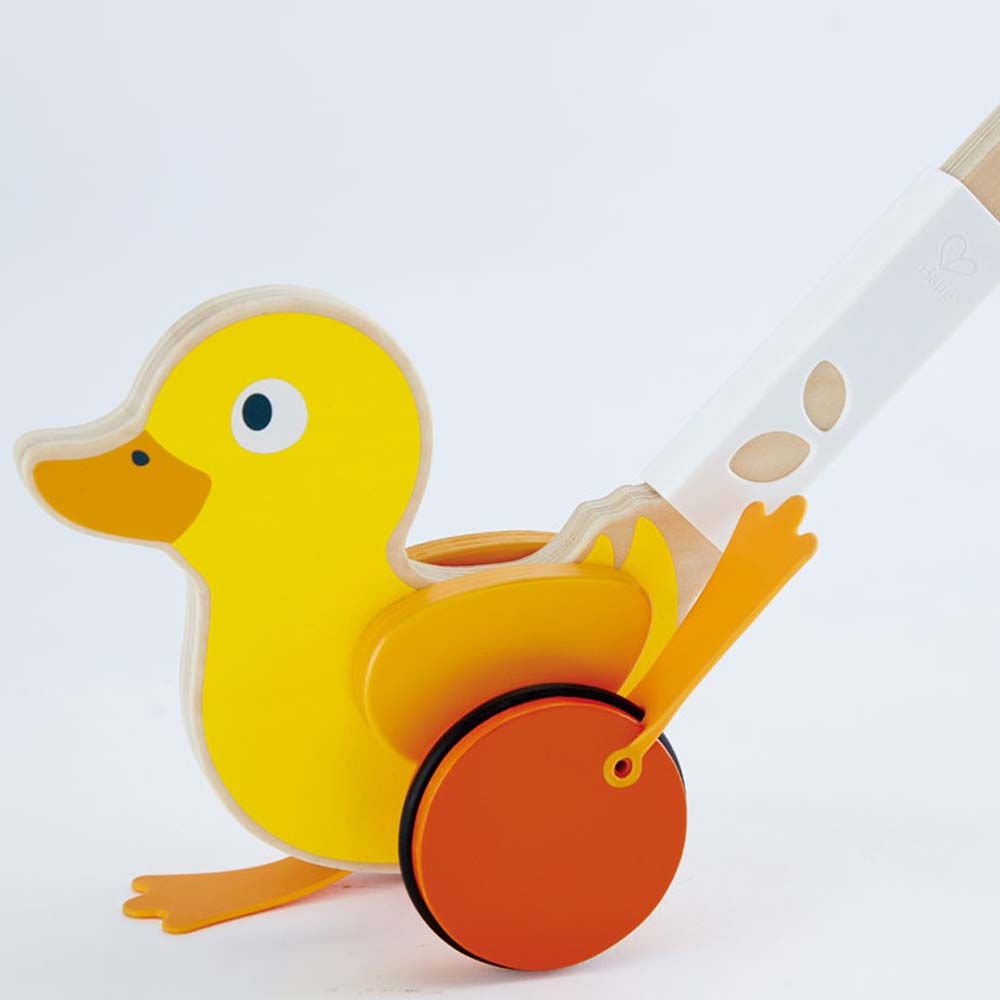 Hape, Играчка за бутане, Жълтото пате