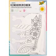 Комплект корони за оцветяване, Приказни герои,  3 бр.