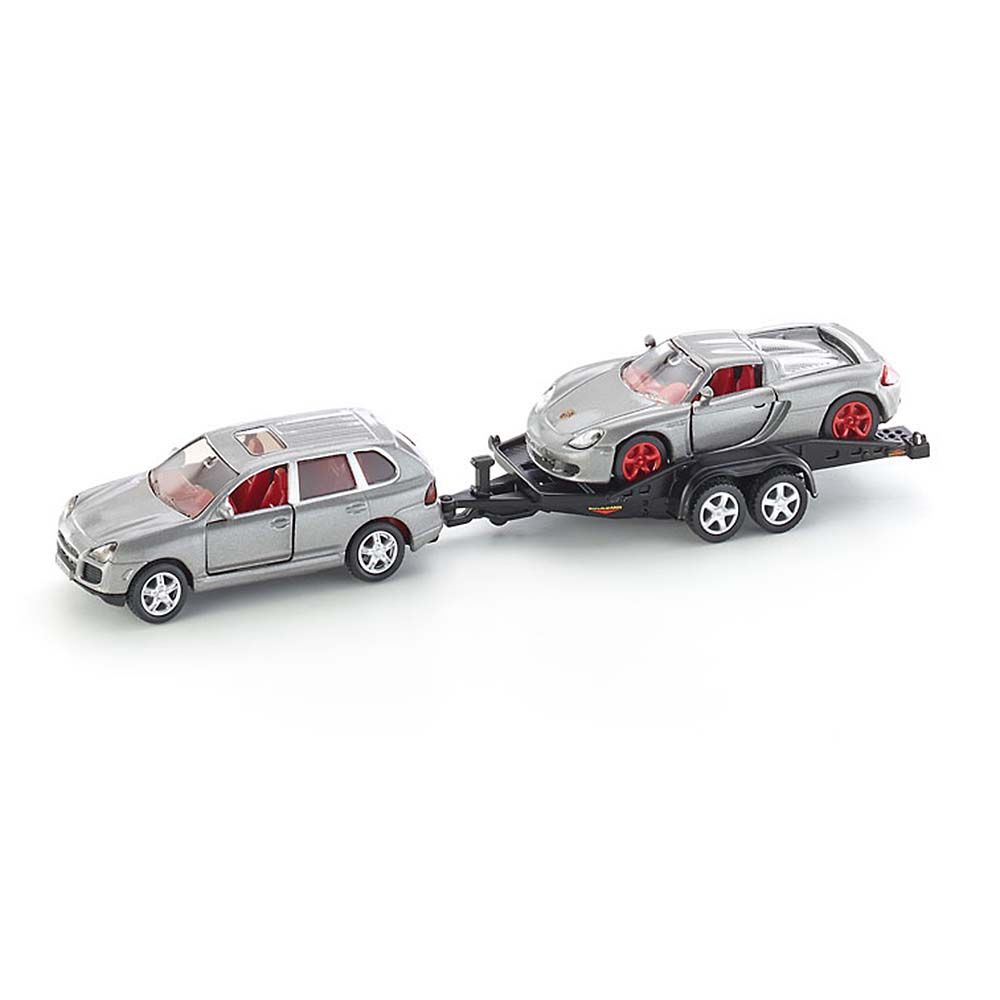 Siku, Porsche Cayenne тегли платформа с Porshe GT