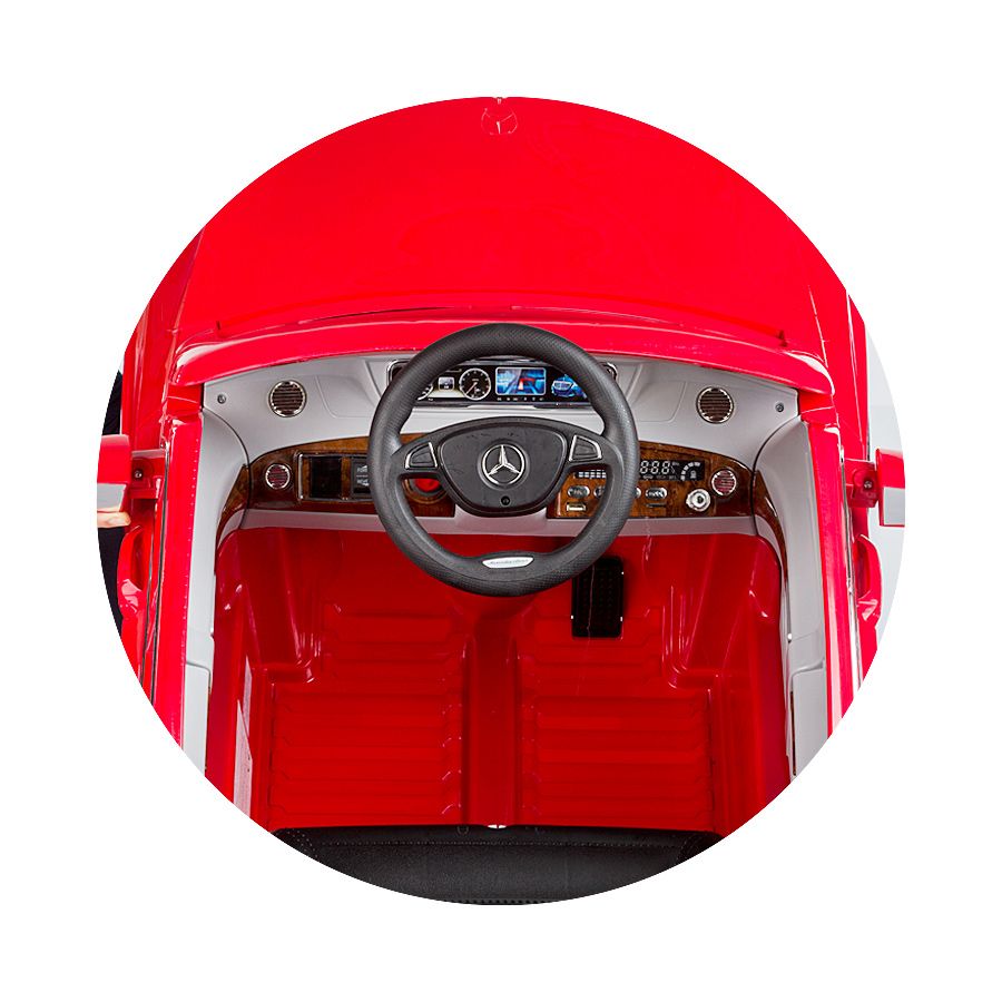 Кола с акумулатор, Mercedes Benz S CLASS, , червена
