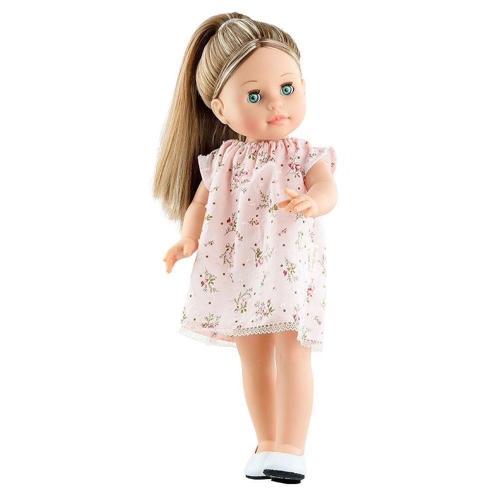 Кукла Ести, с розова рокля, 42 см