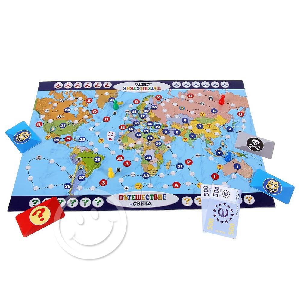 Playland А-70, Семейна образователна игра, Пътешествие по света