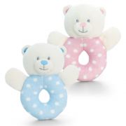 Бебешка дрънкалка ринг, Мече, 12 см