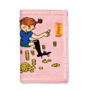 Детско портмоне за момичета, Пипи Дългото чорапче, розово