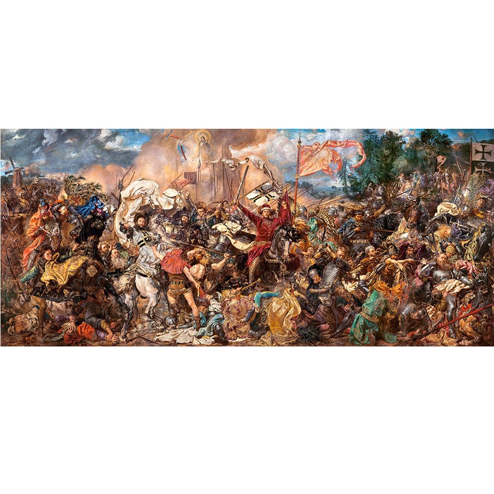 Битката при Грунвалд, Ян Матейко, панорамен пъзел 600 части