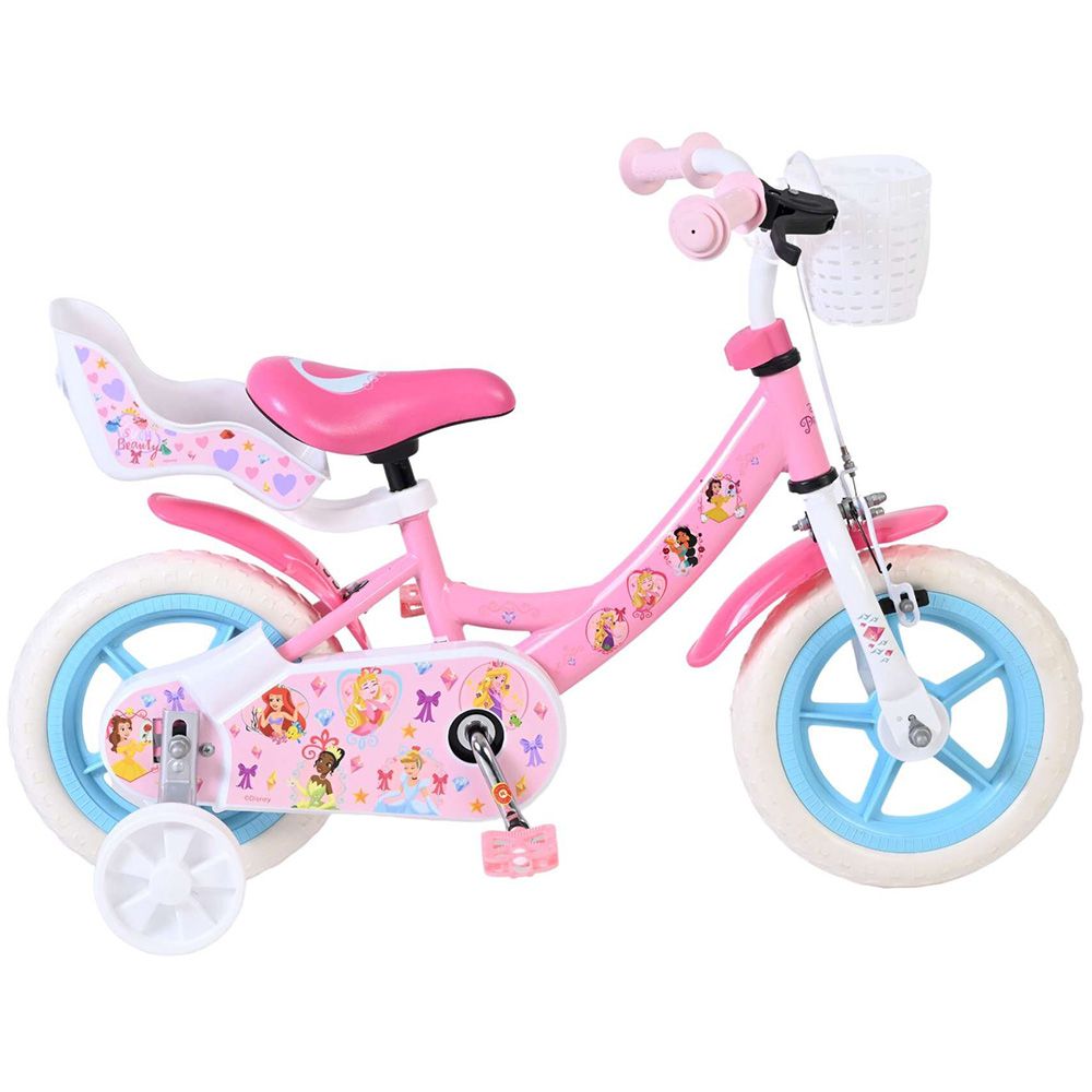 E&L Company, Детски велосипед с помощни колела, Дисни принцеси, 12 инча