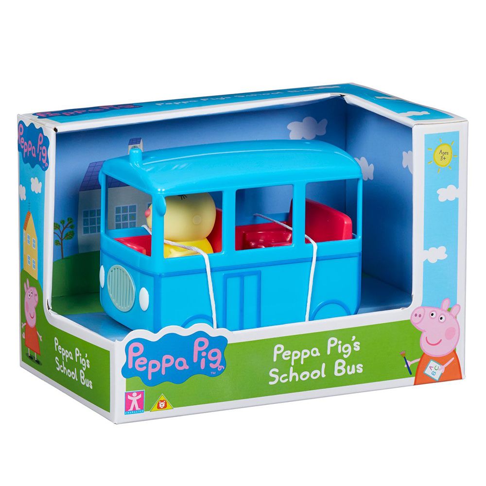 PEPPA PIG, Превозно средство с фигурка, Училищен автобус