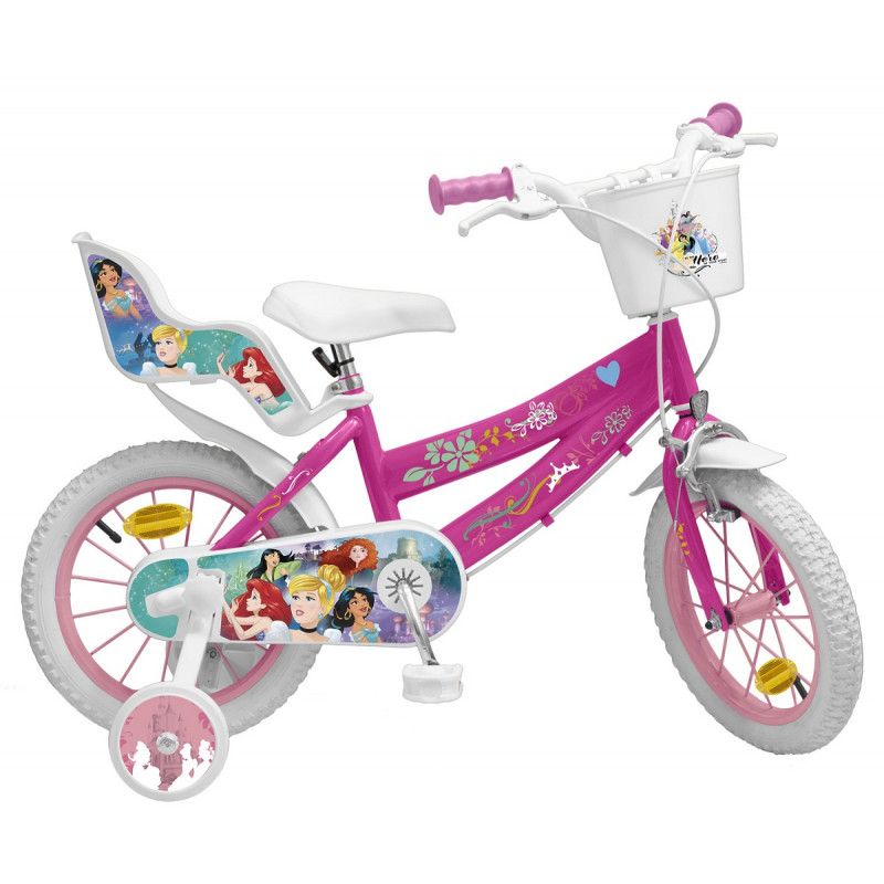 Toimsa, Детски велосипед Princess, с помощни колела, 14 инча
