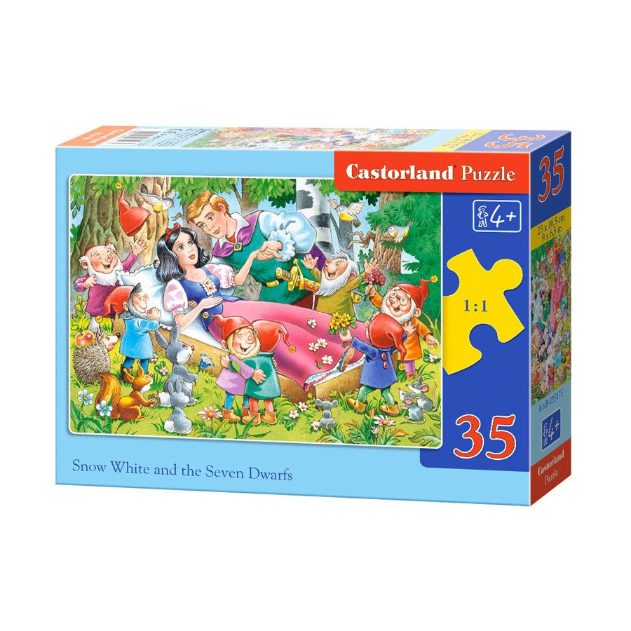 Castorland, Снежанка и седемте джуджета, пъзел 35 части
