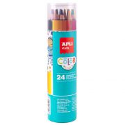 Комплект цветни моливи в кутия,  24 цвята