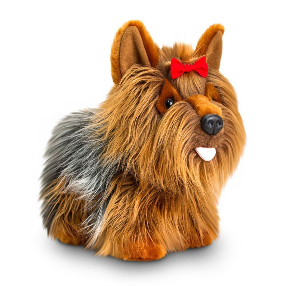 Keel Toys, Плюшено куче, Йорки, стоящо, 40 см