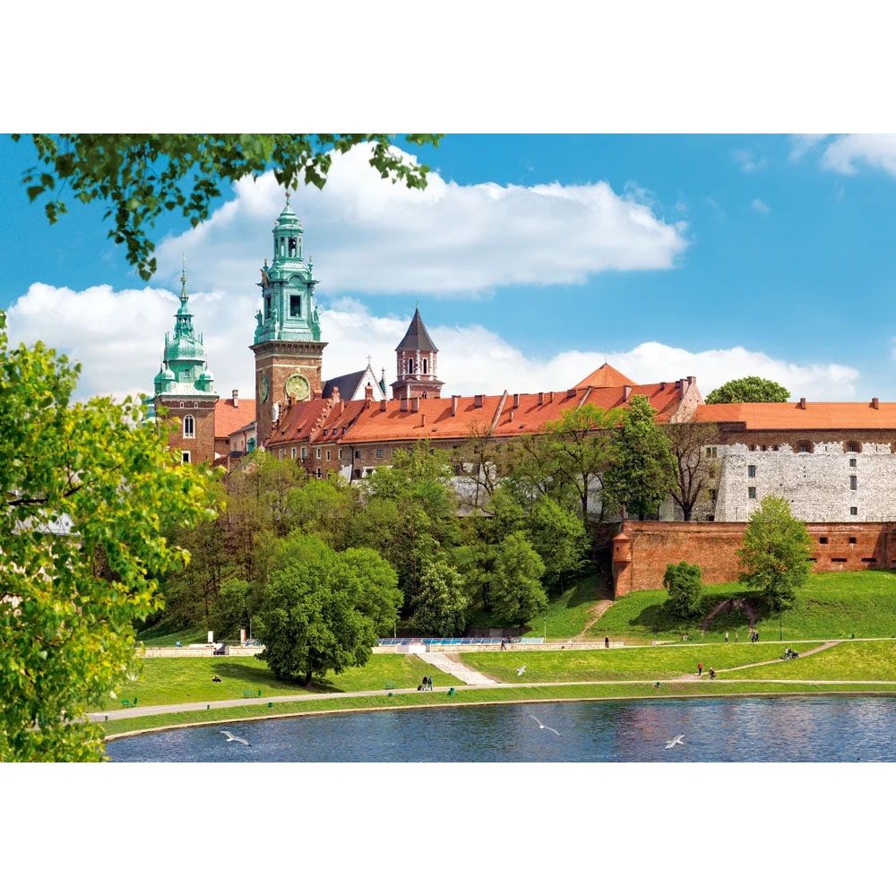 Кралският замък Вавел, Краков, Полша, пъзел 500 части