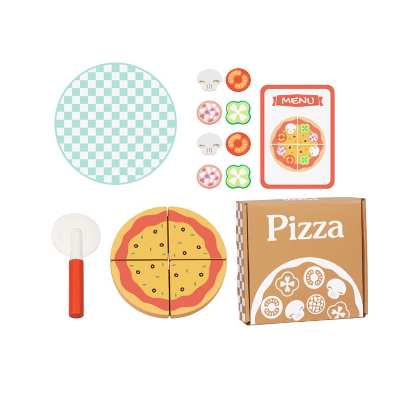 Дървен комплект за игра, Направи си пица