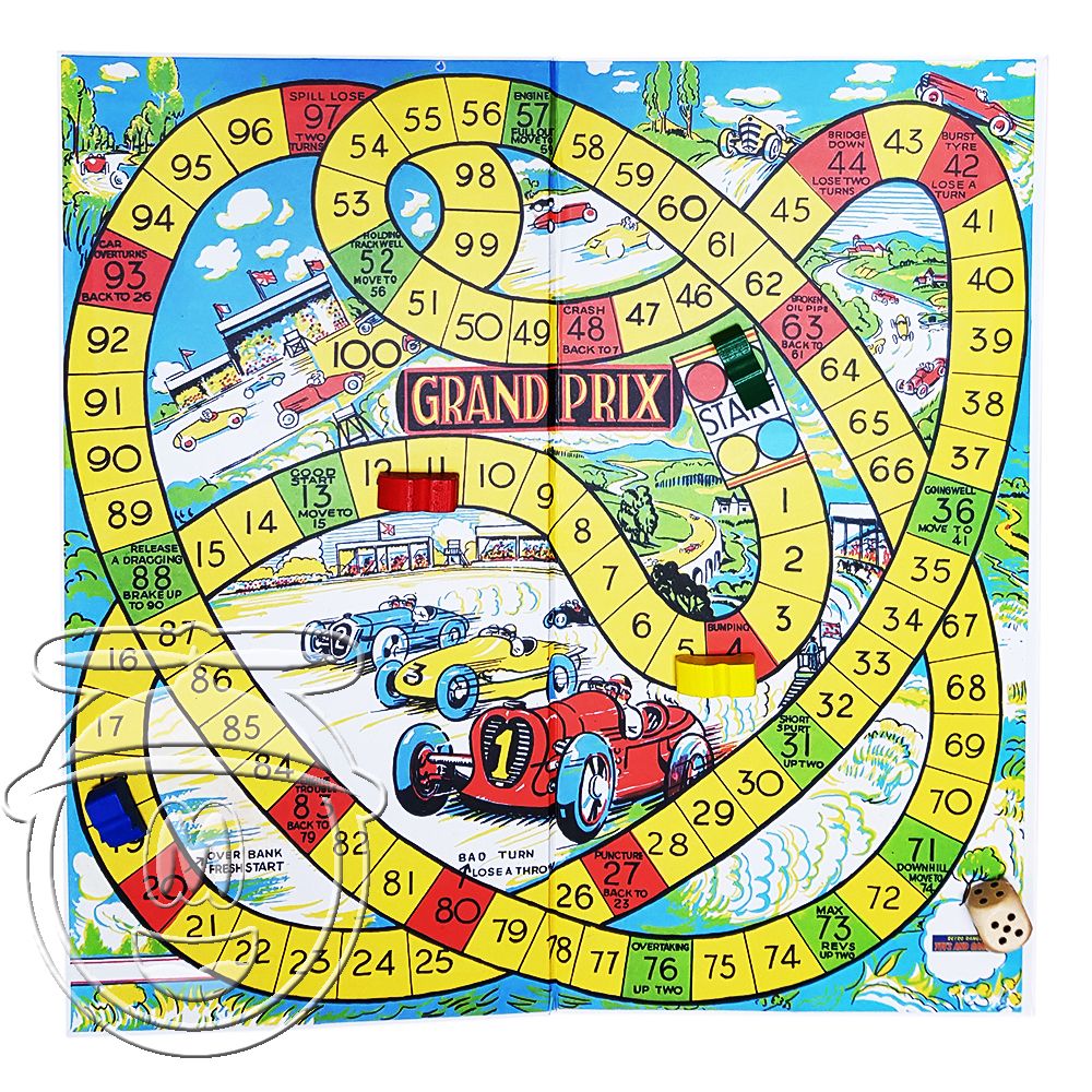 Голямата надпревара, игра с коли, ретро