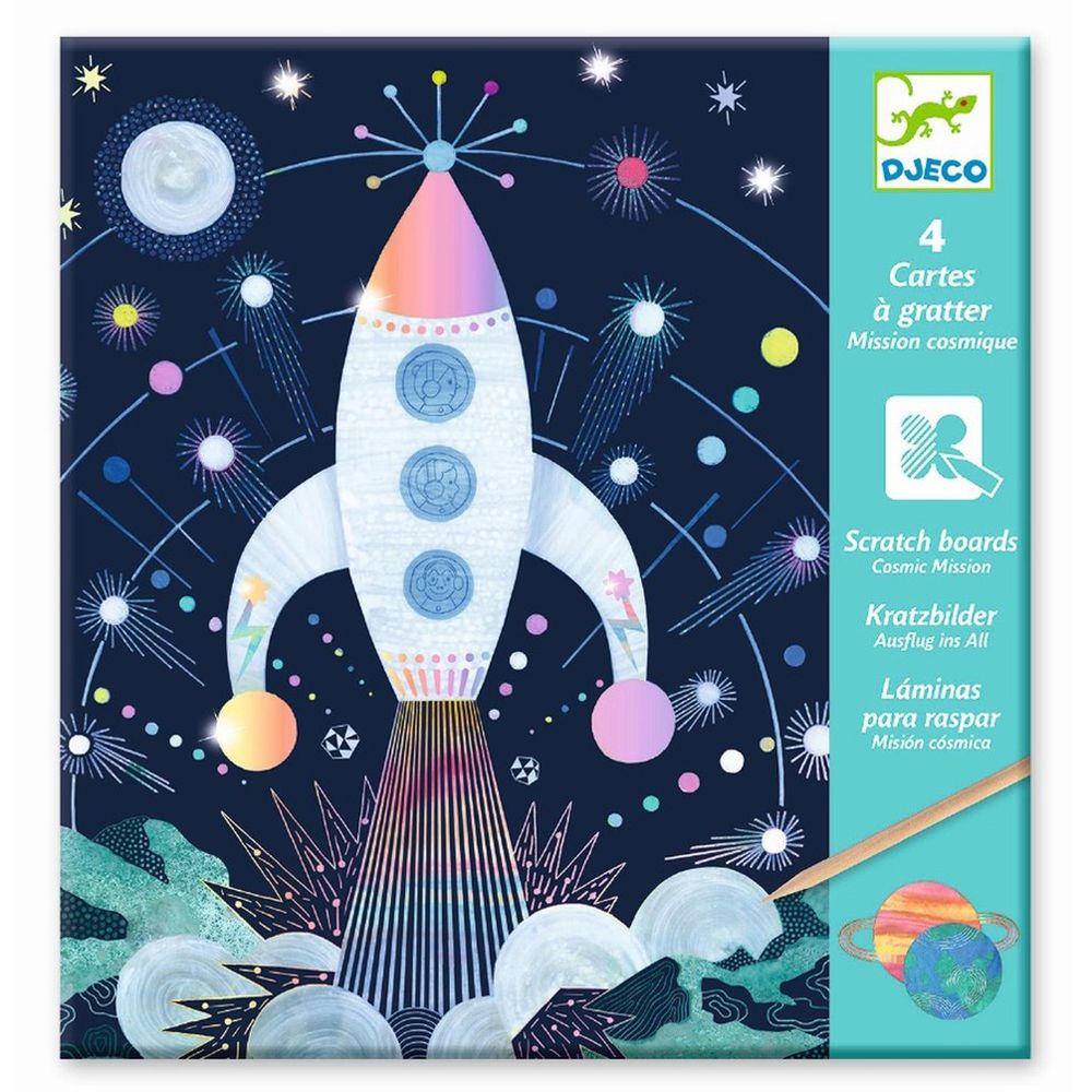 Djeco, Скреч картини, Ракети