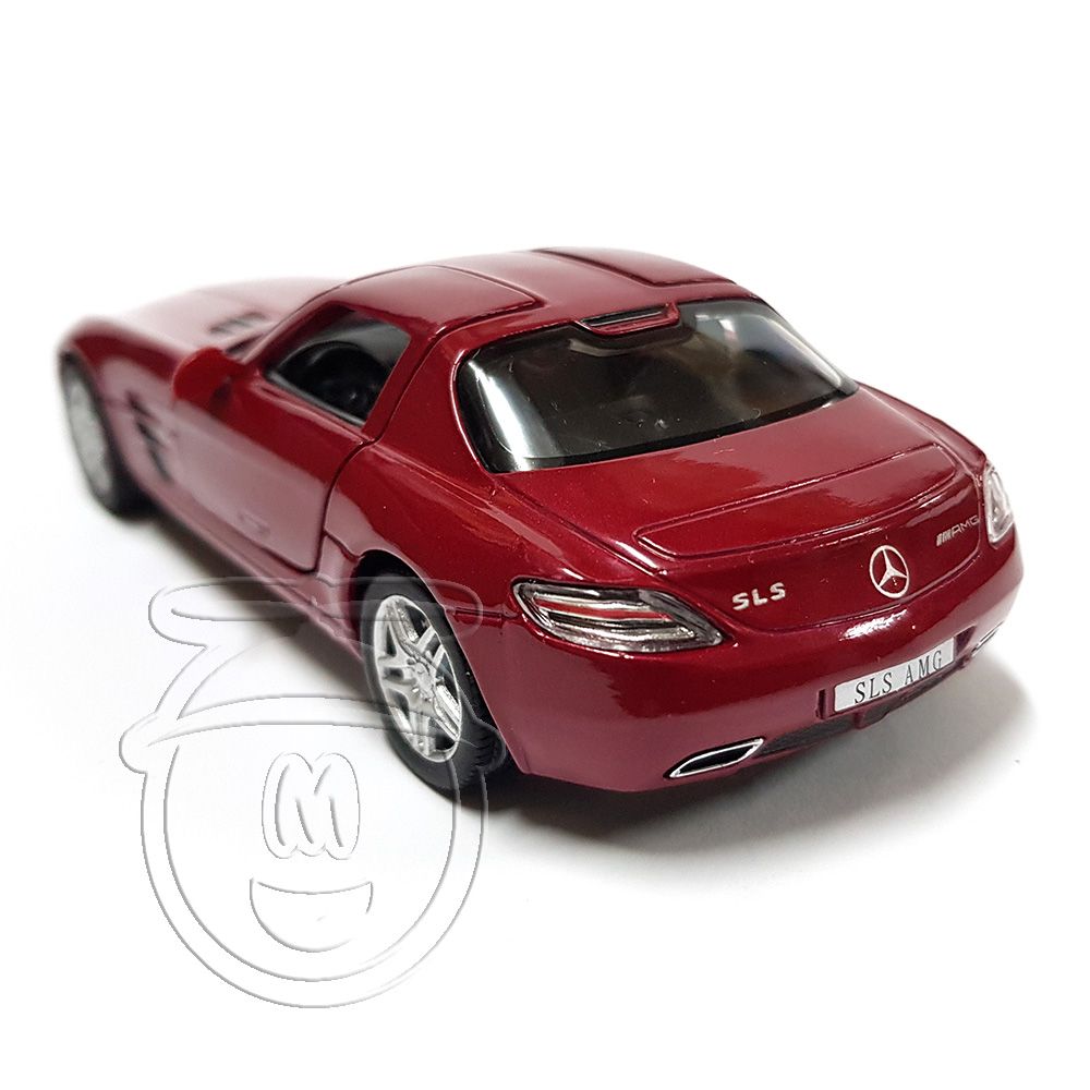 Метална кола, Mercedes SLS AMG Coupé, винено червен