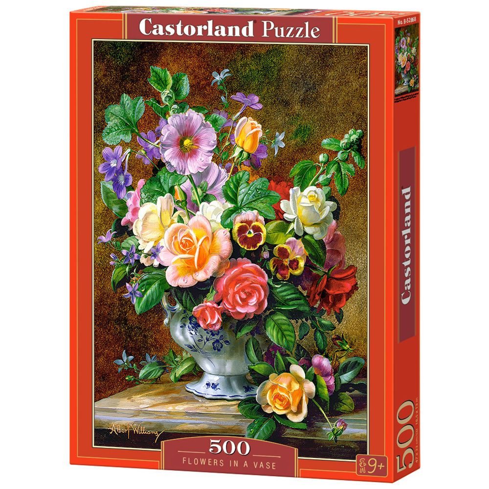 Castorland, Цветя във ваза, пъзел 500 части
