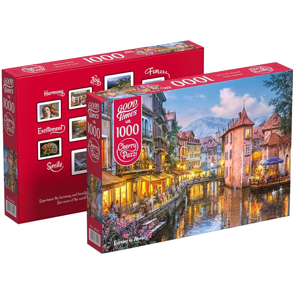 Вечер в Анси, пъзел 1000 части