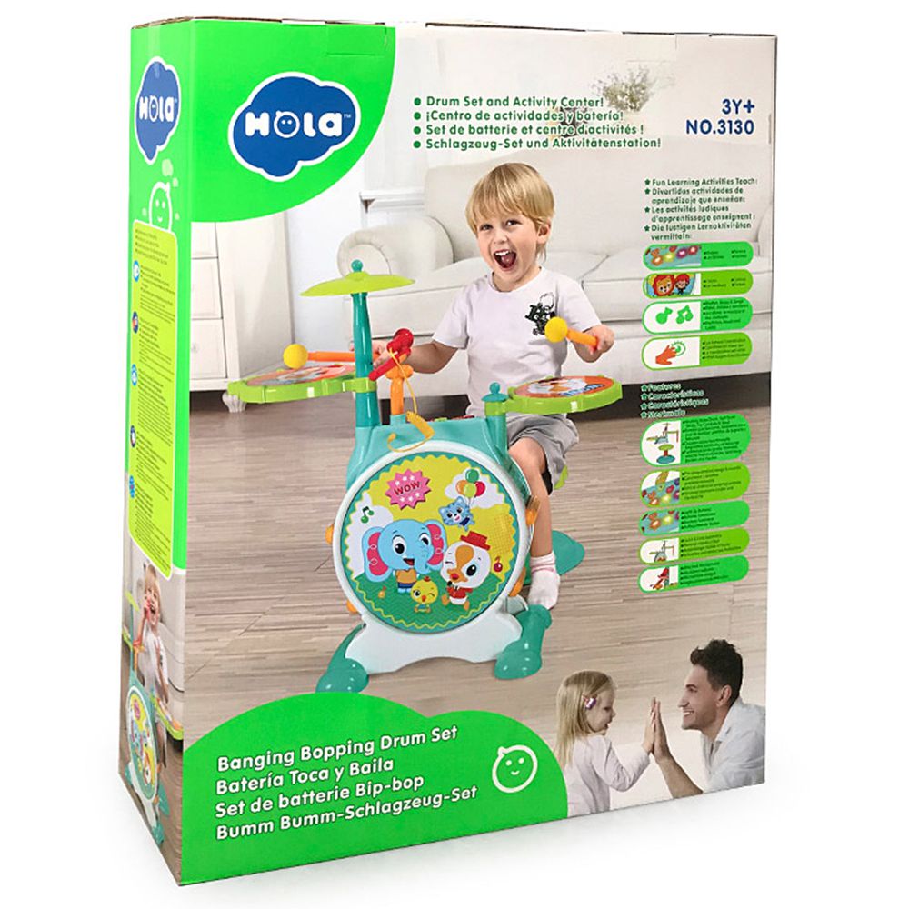 Барабани на стойка, със столче