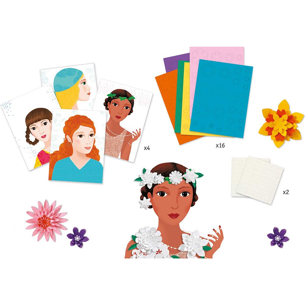 Творчески комплект, Венци от цветя